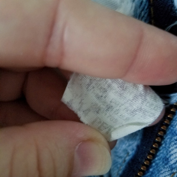 Vtg 90s Lee ankle length distressed mom jeans 12 - Picture 7 of 7